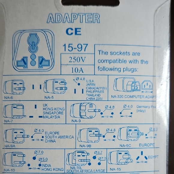 Universal Adapter - Cream - Picture 3 of 4